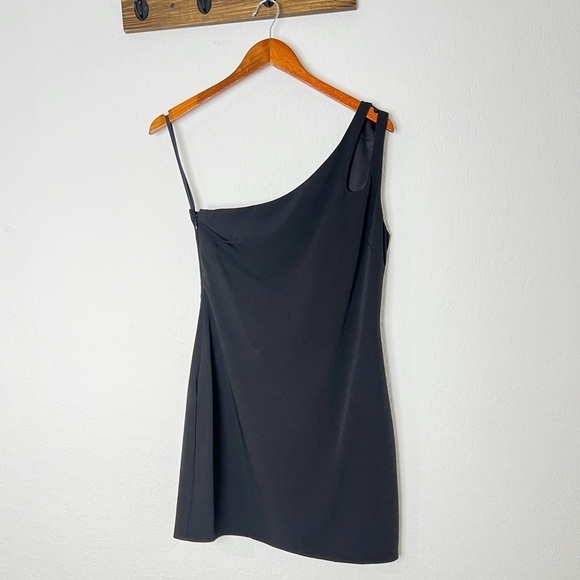 Lovers and Friends Racer Mini Dress in Black - Picture 3 of 9